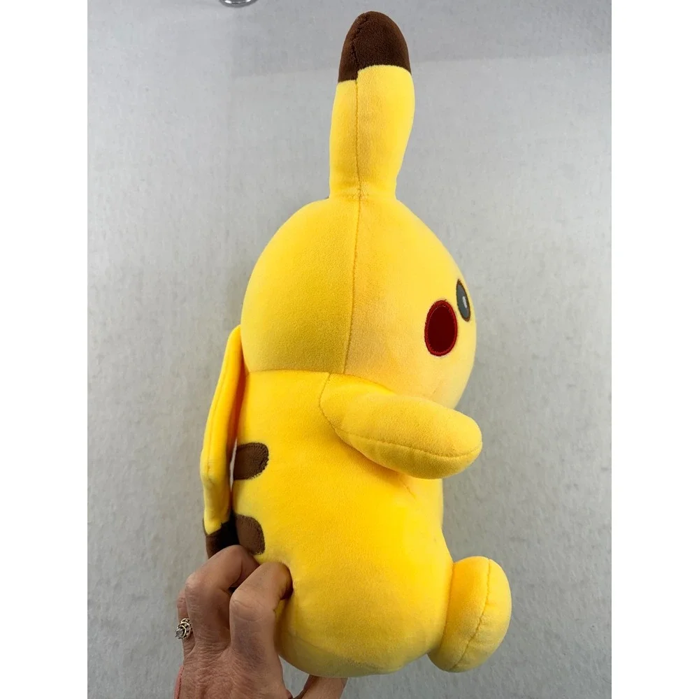 Pokemon Pikachu Plush Stuffed Animal Yellow 10 inch Sitting Toy